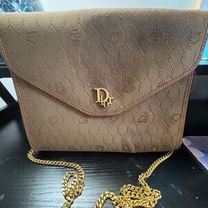 Archival 1980s Christian Dior Honeycomb Chain Bag – Rare Original Hardware